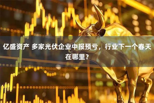 亿盛资产 多家光伏企业中报预亏，行业下一个春天在哪里？